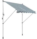 Outsunny Markise, Gr&uuml;n, Metall, 150x280x200 cm, Sonnen- & Sichtschutz, Markisen