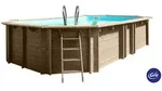 Gre Pool-Set 2024, Kiefer, Holz, Kiefer, 472x146x672 cm, Freizeit, Pools und