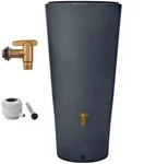 4rain 2In1, Grau, Kunststoff, 220 L, 58x120x58 cm, Gartenzubeh&ouml;r, Gartenpflege