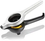 Gefu Zitronenpresse Lemon Pro, Schwarz, Edelstahl, Metall, Kunststoff, 9.7x8.7x27 cm,