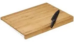 Relaxdays Tranchierbrett, Hellbraun, Holz, 45x35 cm, K&uuml;chenzubeh&ouml;r, Schneidebretter