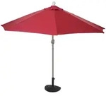 MCW Sonnenschirm, Bordeaux, Textil, 260x135 cm, Sonnen- & Sichtschutz, Sonnenschirme