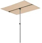 pro.tec Sonnenschirm, Sand, Metall, 180x130 cm, Sonnen- & Sichtschutz, Sonnenschirme