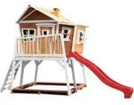 Spielturm, Braun, Rot, Wei&szlig;, Holz, Hemlocktanne, 432x288x193 cm, EN 71, CE, FSC
