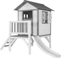 XXXLutz SPIELHAUS Grau, Wei&szlig; 240x189x167 cm