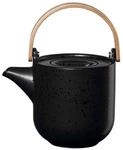 ASA Teekanne Coppa Kuro, Schwarz, Holz, Keramik, 600 ml, 10.7x12x14.5 cm, Ausgie&szlig;er,