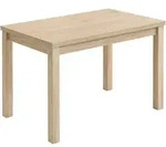 Valdera Esstisch, Eiche San Remo, Holzwerkstoff, rechteckig, eckig, 70x76x110-170 cm,