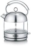 Severin Wasserkocher, Silber, Metall, 1,7 L, 18.5x29.5x22.5 cm, Beleuchtung,