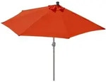 MCW Sonnenschirm, Orange, Textil, 260x135 cm, Sonnenschutz & Sichtschutz,