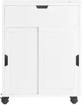 SoBuy Nischenregal, Wei&szlig;, Holzwerkstoff, 52x67x17 cm, Badezimmer,