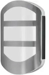 Ledvance Led-Wandleuchte Endura Style Plate Wall, Grau, Metall, Kunststoff, 28x18x5.4