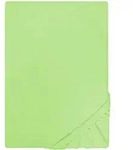 biberna Spannbetttuch, Hellgr&uuml;n, Textil, Uni, 100x200 cm, Schlaftextilien,