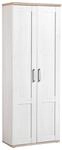 Xora Garderobenschrank, Wei&szlig;, Holzwerkstoff, 4 F&auml;cher, 76x200x38 cm, Garderobe,
