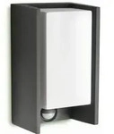 Philips Aussenwandleuchte Bridge, Anthrazit, Metall, 11.8x24.5x10.1 cm, Lampen &