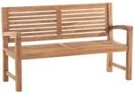 CLP Gartenbank, Teak, Holz, 150x92x59 cm, Gartenm&ouml;bel, Gartenb&auml;nke