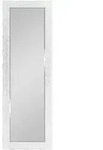Boxxx Wandspiegel, Wei&szlig;, Chrom, Glas, rechteckig, 50x150x2 cm, senkrecht und