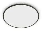 Philips Led-Deckenleuchte Superslim Cl550, Schwarz, Metall, 25x2.3x25 cm, 3