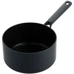 KitchenAid Stielkasserolle Classic Forged Aluminium, Schwarz, Metall, Kunststoff, 3.1