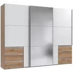 Mid.you Schwebet&uuml;renschrank Wimex Level 36 A, Wei&szlig;, Plankeneiche,...