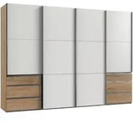 Mid.you Schwebet&uuml;renschrank Wimex Level 36A, Wei&szlig;, Plankeneiche,...