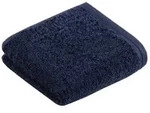 Vossen G&auml;stetuch Vegan Life, Blau, Textil, Uni, 40x60 cm, Made in Austria,