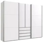 P & B Schwebet&uuml;renschrank Wimex Magic, Wei&szlig;, Holzwerkstoff, 7 F&auml;cher, 300x236x65