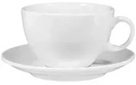 Seltmann Weiden Milchkaffeetasse, Wei&szlig;, Keramik, 0.37 L, Kaffee & Tee, Tassen,
