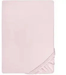biberna Spannbetttuch, Rosa, Textil, Uni, 100x220 cm, Schlaftextilien, Bettw&auml;sche,