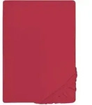 biberna Spannbetttuch, Dunkelrot, Textil, Uni, 100x220 cm, Schlaftextilien,