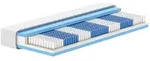 AM Qualit&auml;tsmatratzen Taschenfederkernmatratze, Wei&szlig;, Textil, Uni, H3, F&uuml;llung: