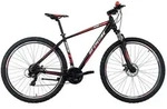 Mountainbike Hardtail Morzine 614M, Rot, Schwarz, Metall, 139x76x21 cm, Freizeit,