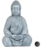 Relaxdays Statue, Grau, Kunststoff, 30x50x25 cm, Dekoration, Skulpturen &