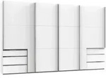 Mid.you Schwebet&uuml;renschrank Wimex Level 36A, Wei&szlig;, Holzwerkstoff, 6 F&auml;cher, 6