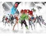 Xora Fototapete Marvel, Mehrfarbig, Cartoon, 368x254 cm, Fsc, Tapeten &