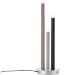 Brilliant Led-Tischleuchte Cembalo, Braun, Schwarz, Alu, Metall, Kunststoff,