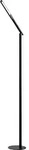 Fabas Luce Led-Stehleuchte Ideal, Schwarz, Metall, 175 cm, drehbar, 4-fach...