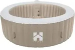 Home Deluxe Whirlpool, Beige, Kunststoff, 208x65x208 cm, Freizeit, Pools und