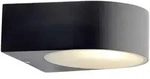 Brilliant Aussenwandleuchte, Schwarz, Metall, Formgebogen, 17x7x19 cm, Lampen &