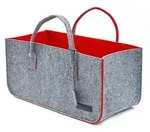 Dunedesign Filztasche,, Rot, Kunststoff, Rechteckig, 25x25x50 cm, Freizeit,