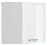 Vicco Eckh&auml;ngeschrank, Wei&szlig; Hochglanz, Wei&szlig;, Holzwerkstoff, 1 F&auml;cher,