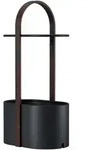 Umbra Beistelltisch, Schwarz, Walnuss, Holz, Metall, Eukalyptusholz, rund,