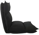Mobili Rebecca Meditationstuhl, Schwarz, Textil, 15x135x56 cm, Wohnzimmer, Sessel,