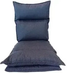 Mobili Rebecca Meditationstuhl, Blau, Textil, 29x135x54 cm, Wohnzimmer, Sessel,