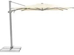 Suncomfort by Glatz Ampelschirm, Silber, Ecru, Metall, Textil, 330x270 cm, 360&deg;