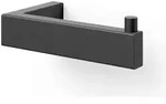 Zack Toilettenpapierhalter, Schwarz, Metall, 14.5x4.2x8 cm, Badezimmer, WC