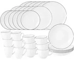 Seltmann Weiden Komplett-Service, Wei&szlig;, Keramik, 36-teilig, Rund, 2x2x2 cm, Essen &