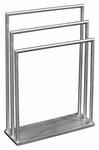Handtuchst&auml;nder, Edelstahl, Metall, eckig, 58x83x20 cm, Made in Germany,