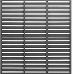 vidaXL Zaunelement, Grau, Holzwerkstoff, 4x180 cm, Sonnenschutz & Sichtschutz,