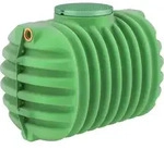 Garantia Erdtank, Gr&uuml;n, Kunststoff, 1,600 L, 105x122x210 cm, Gartenzubeh&ouml;r,