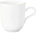 Seltmann Weiden Kaffeebecher Liberty, Wei&szlig;, Keramik, 0.4 L, Kaffee & Tee,...